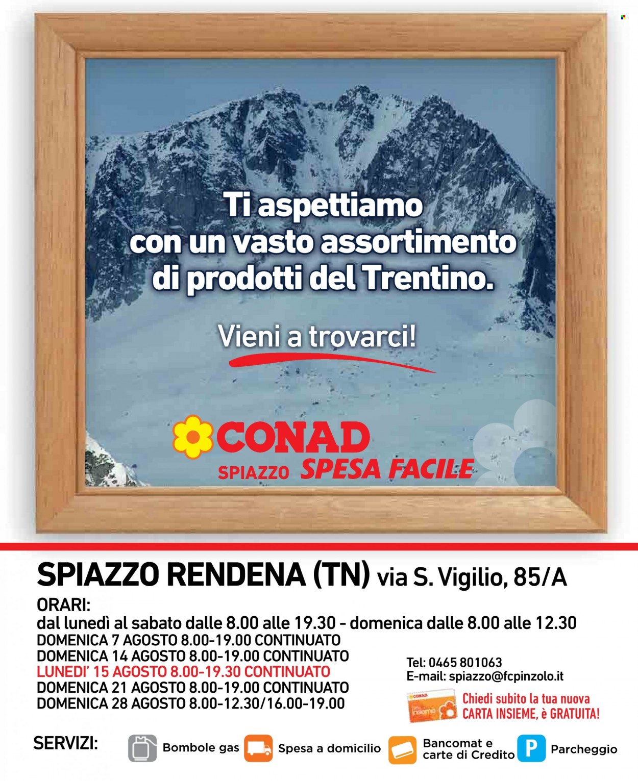 Volantino Conad - 1.8.2022 - 31.8.2022.