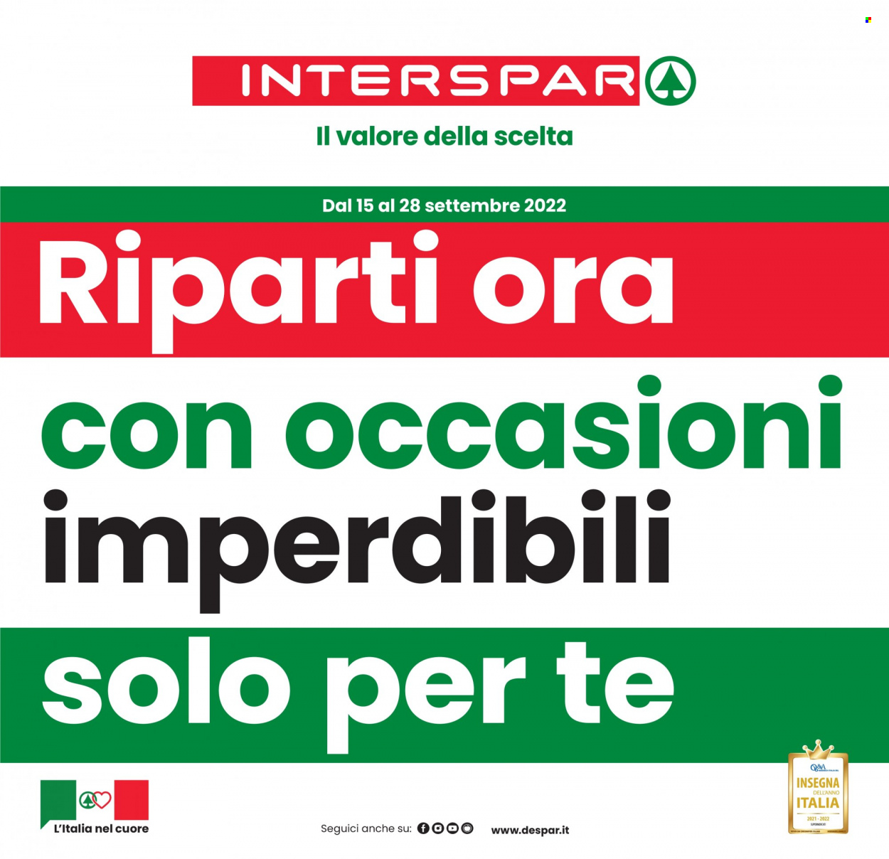 Volantino Interspar - 15.9.2022 - 28.9.2022.