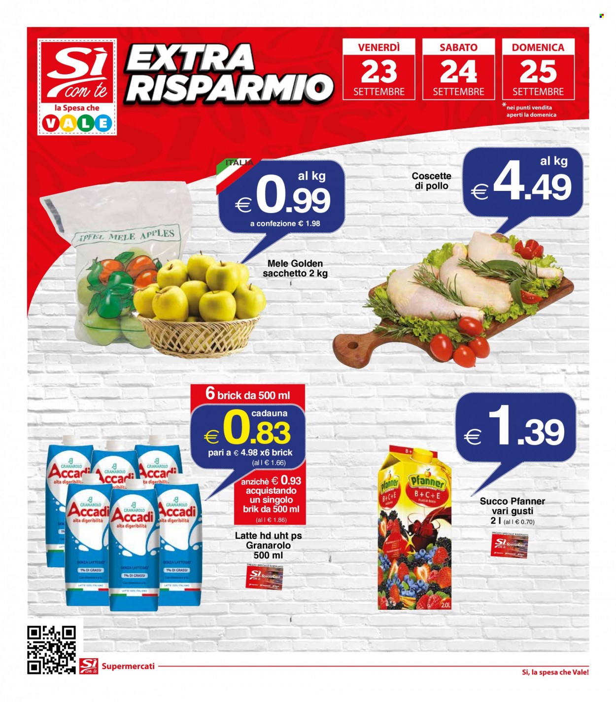 Volantino Si con te Supermercati - 15.9.2022 - 28.9.2022.