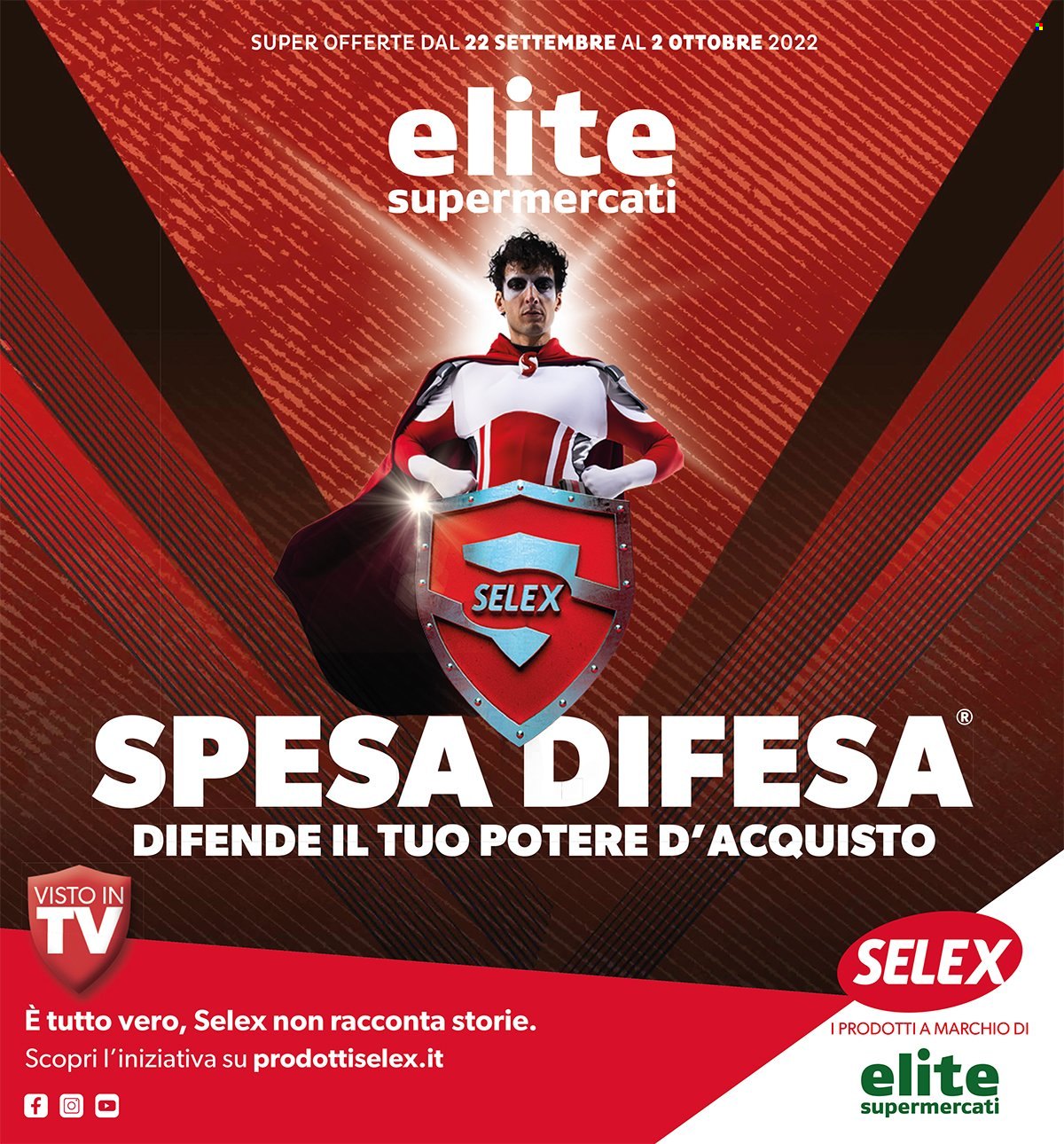 Volantino Elite Supermercati - 22.9.2022 - 2.10.2022.