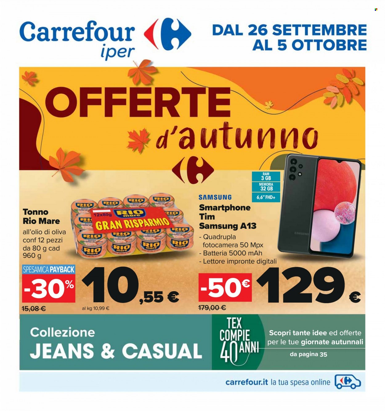 Volantino Carrefour - 26.9.2022 - 5.10.2022.