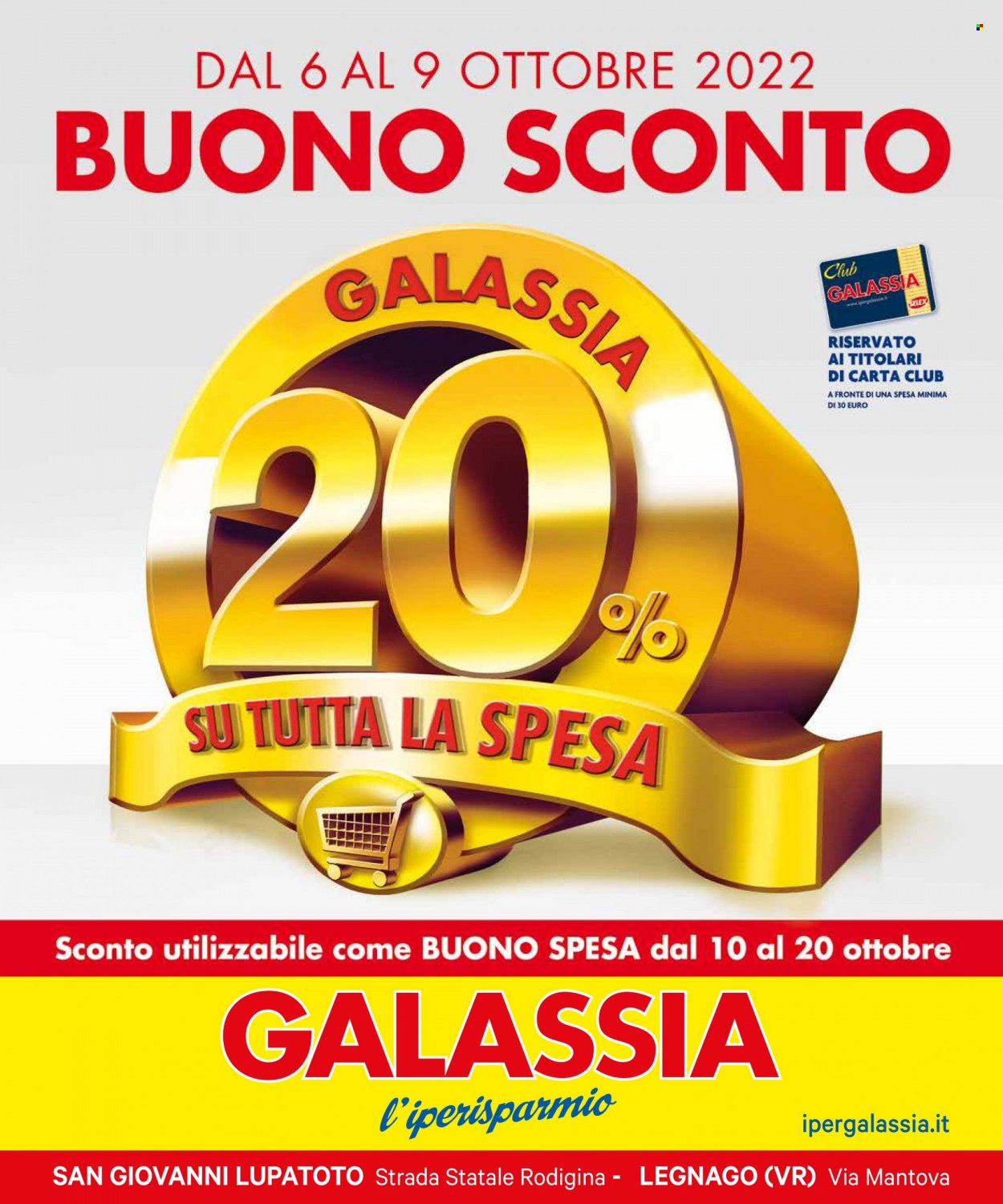 Volantino Galassia - 6.10.2022 - 9.10.2022.