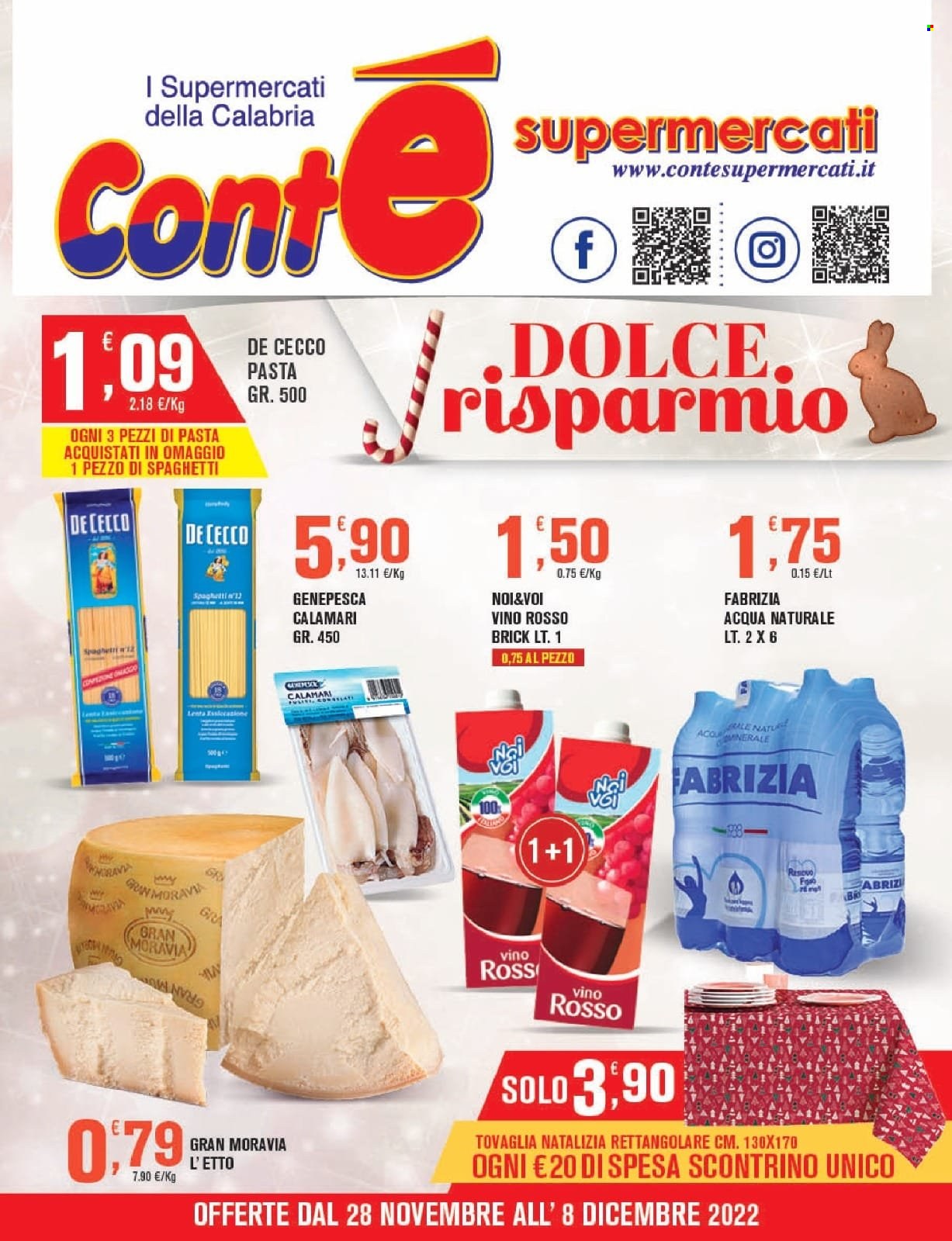 Volantino Contè Supermercati - 28.11.2022 - 8.12.2022.
