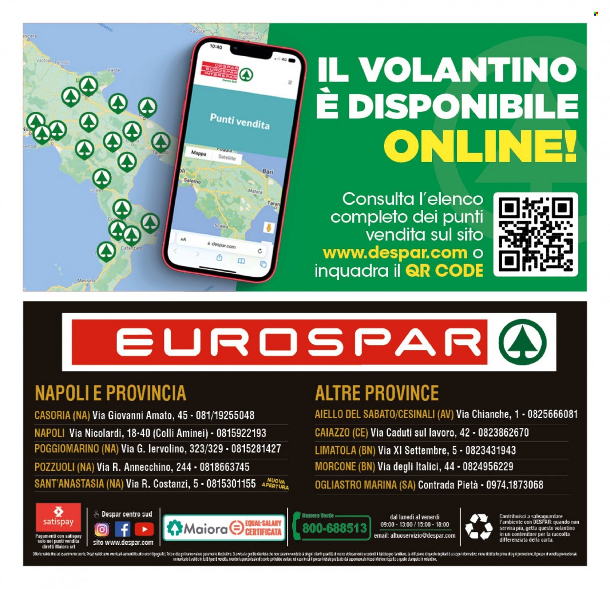 Volantino Eurospar - 5.12.2022 - 10.12.2022.