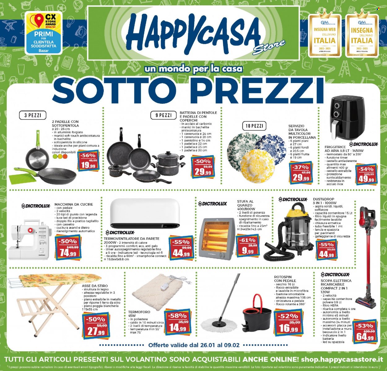 Volantino Happy Casa Store - 26.1.2023 - 9.2.2023.