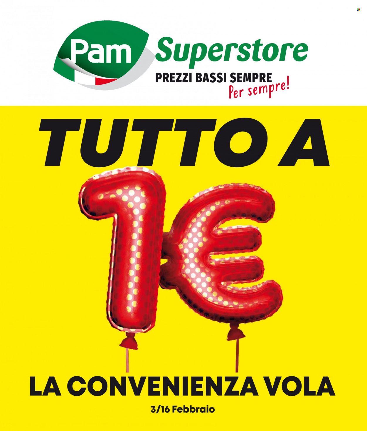 Volantino Pam Panorama - 3.2.2023 - 16.2.2023.