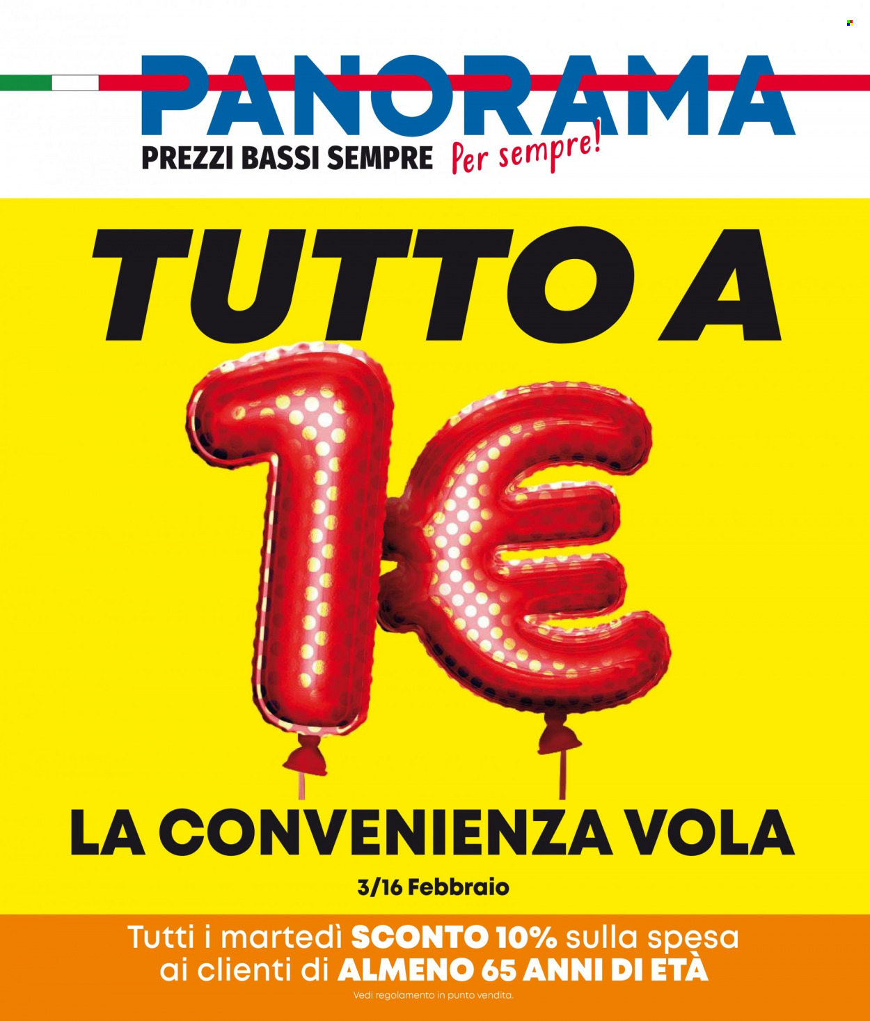 Volantino Panorama - 3.2.2023 - 16.2.2023.