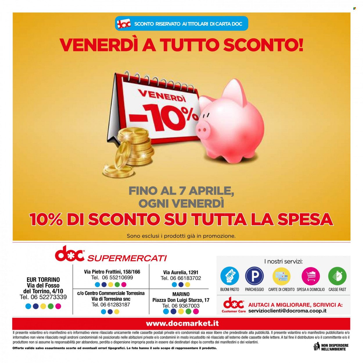 Volantino doc supermercati - 16.3.2023 - 29.3.2023.