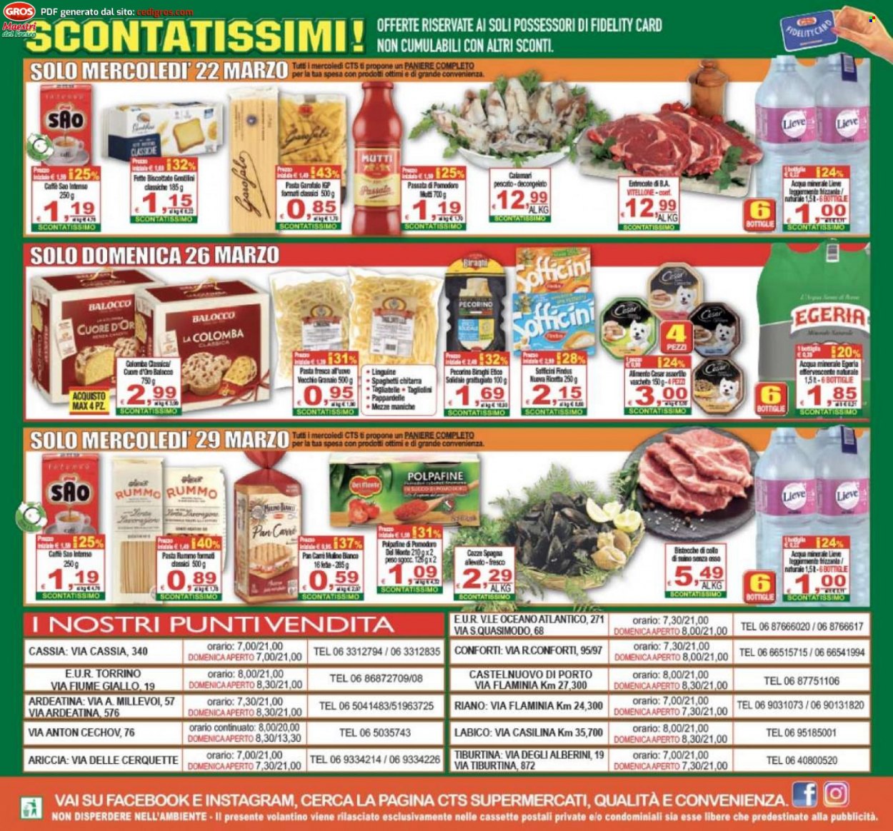 Volantino CTS supermercati - 21.3.2023 - 30.3.2023.