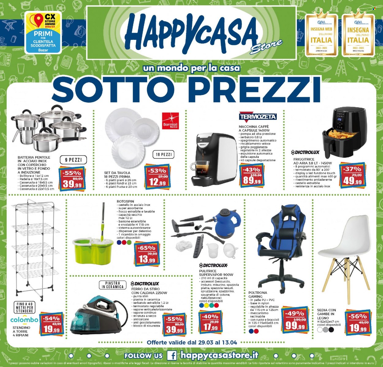 Volantino Happy Casa Store - 29.3.2023 - 13.4.2023.