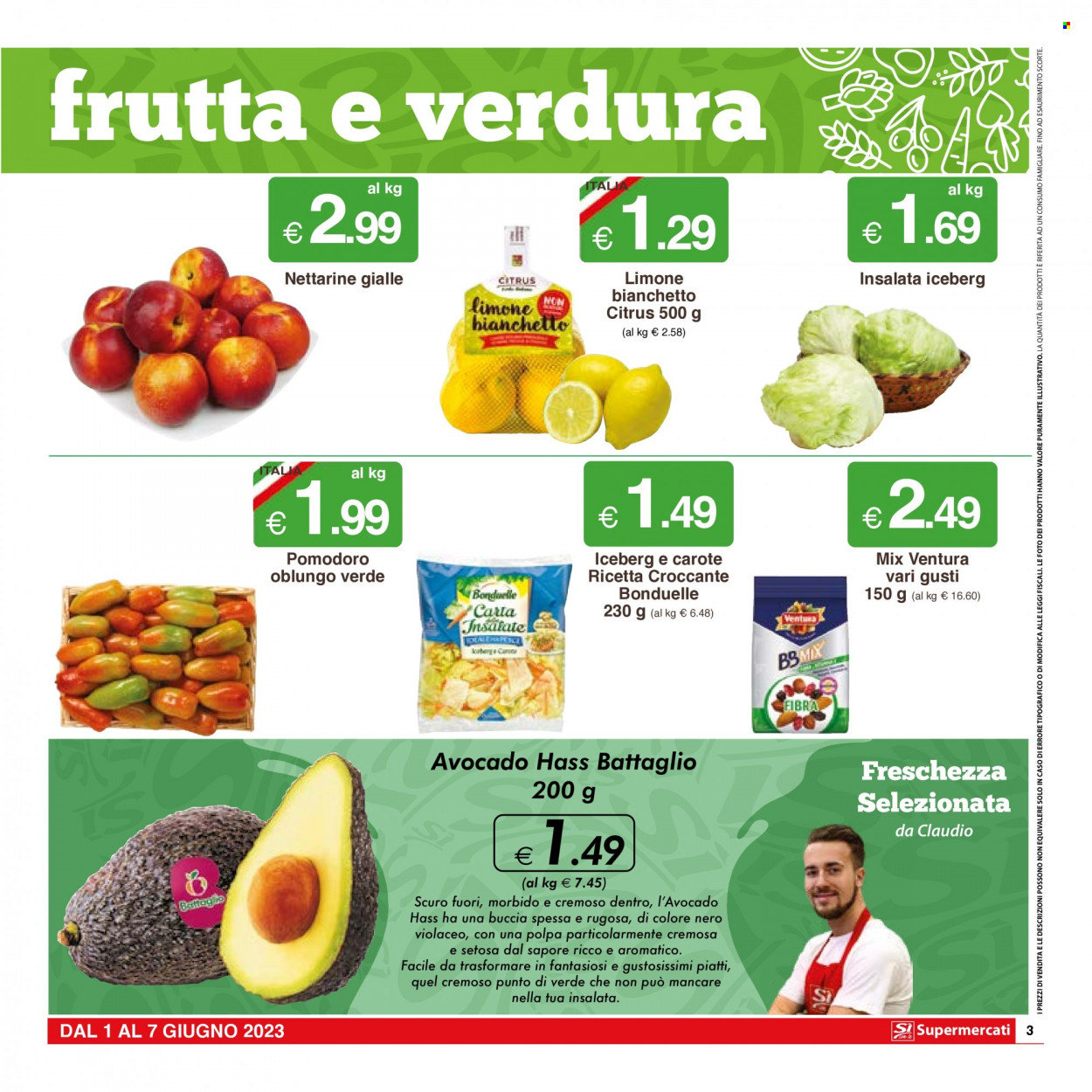 Volantino Si con te Supermercati - 25.5.2023 - 7.6.2023. Pagina 3.
