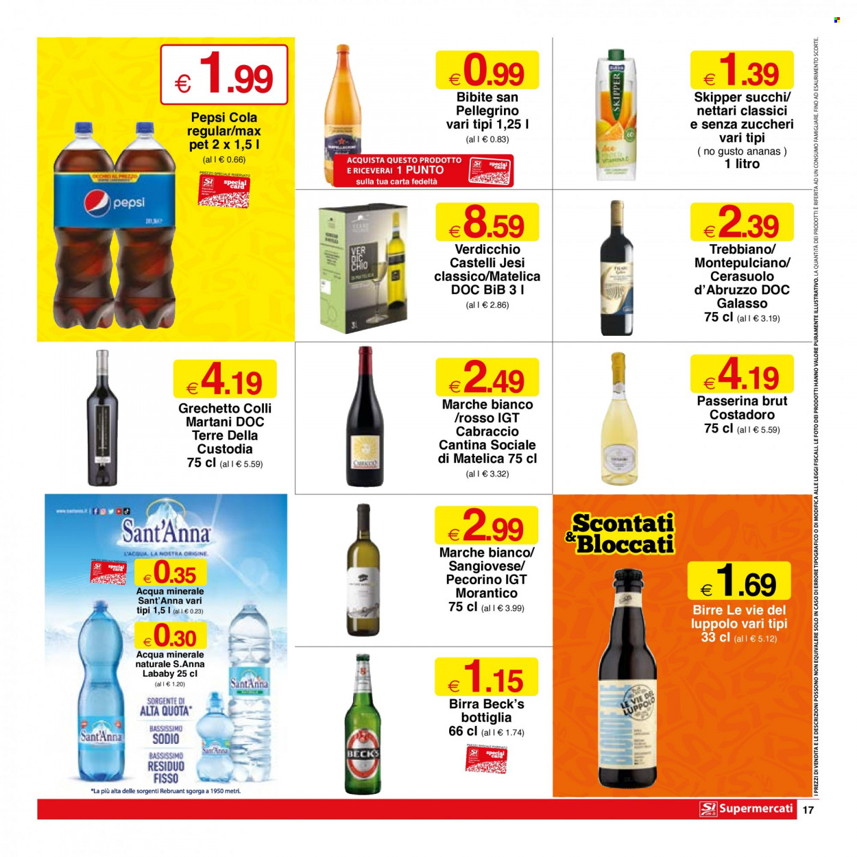 Volantino Si con te Supermercati - 25.5.2023 - 7.6.2023. Pagina 17.