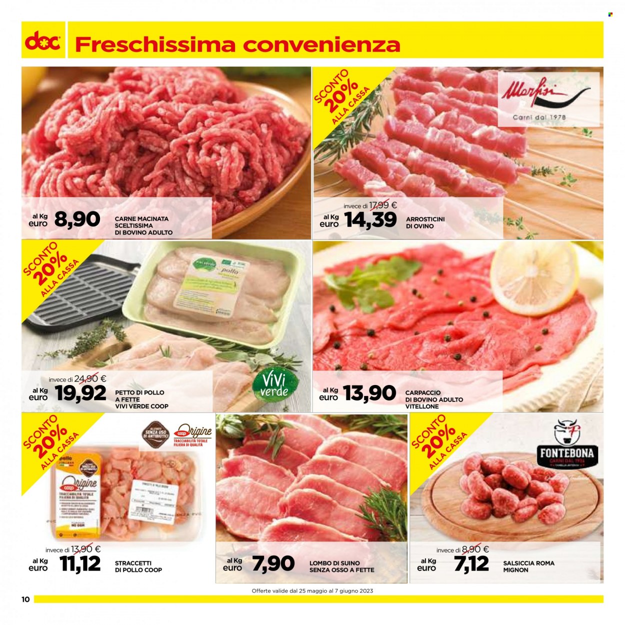 Volantino doc supermercati - 25.5.2023 - 7.6.2023. Pagina 10.