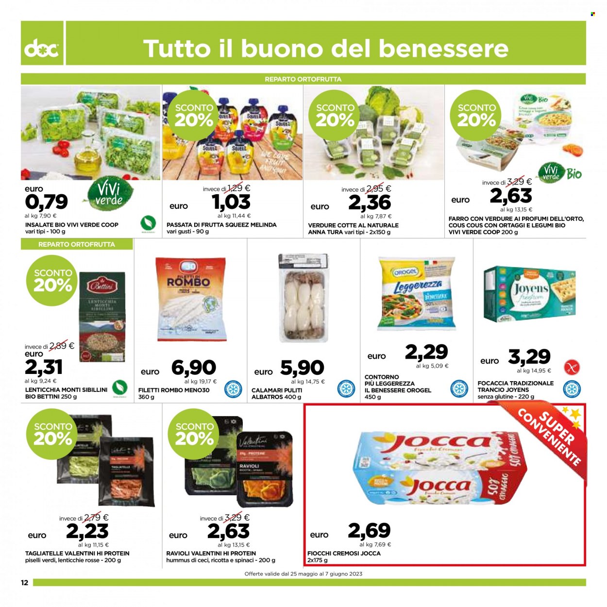 Volantino doc supermercati - 25.5.2023 - 7.6.2023. Pagina 12.