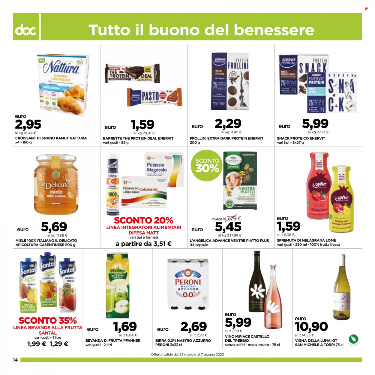 Volantino doc supermercati - 25.5.2023 - 7.6.2023. Pagina 14.