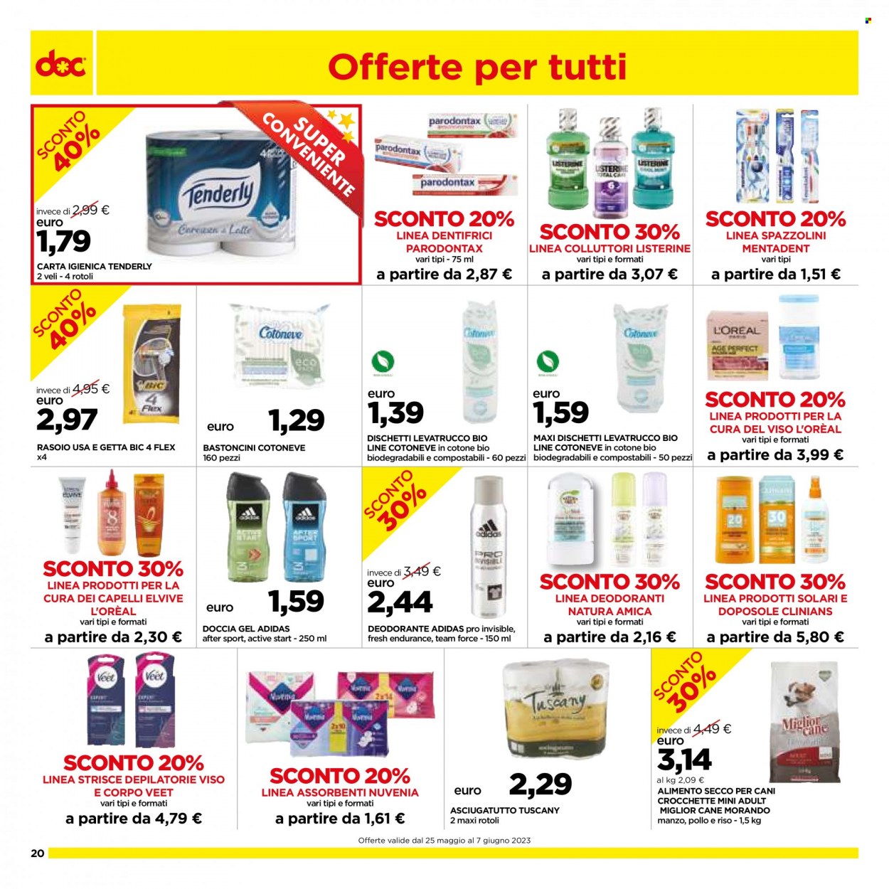 Volantino doc supermercati - 25.5.2023 - 7.6.2023. Pagina 20.