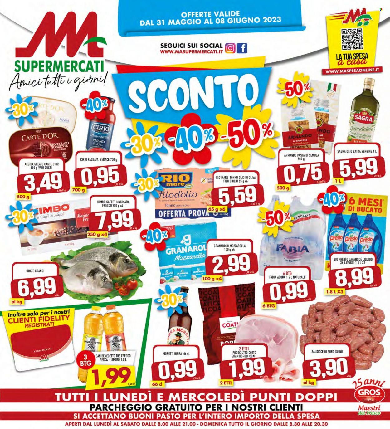 Volantino M.A. Supermercati - 31.5.2023 - 8.6.2023.