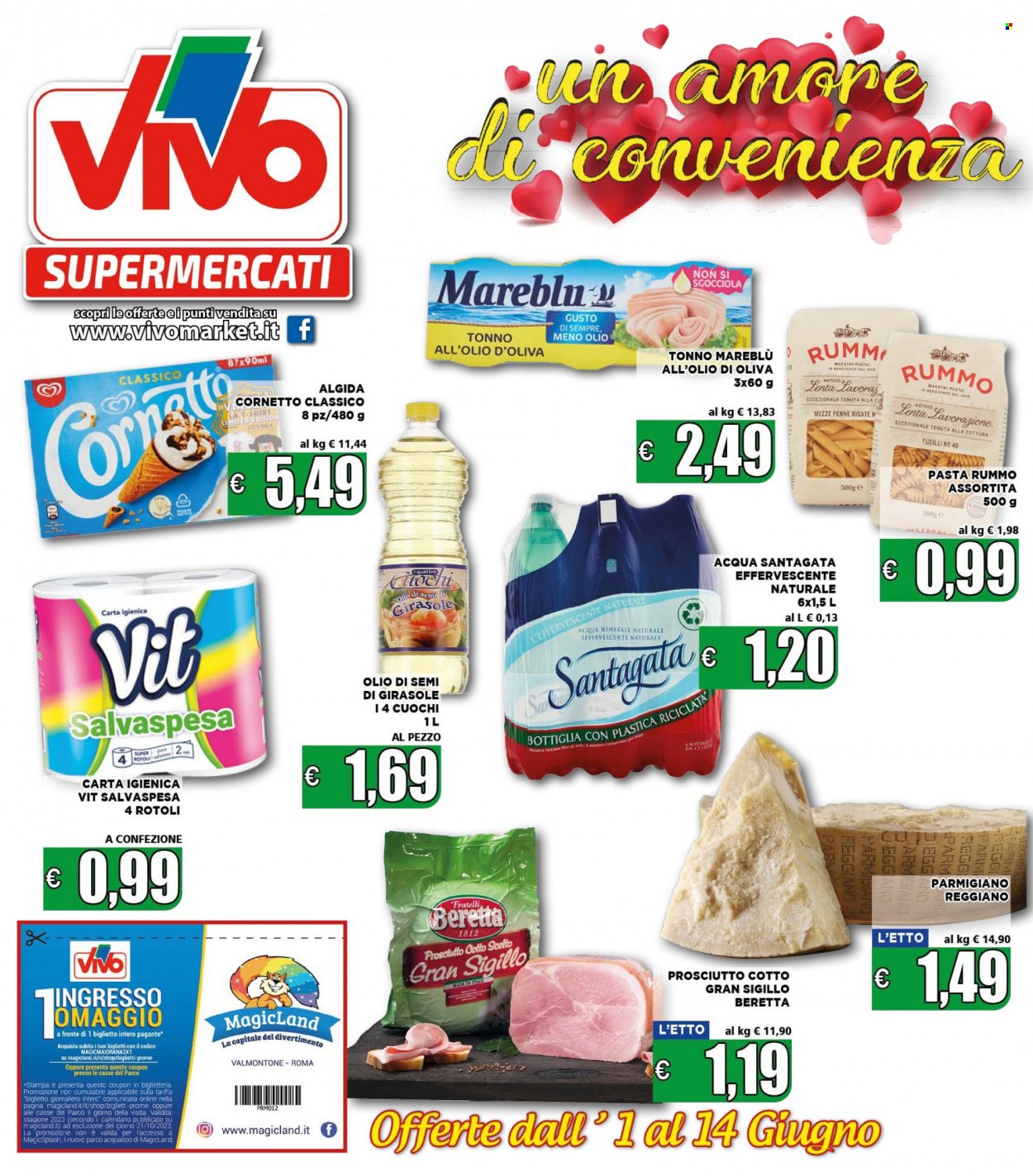 Volantino Supermercati VIVO - 1.6.2023 - 14.6.2023.
