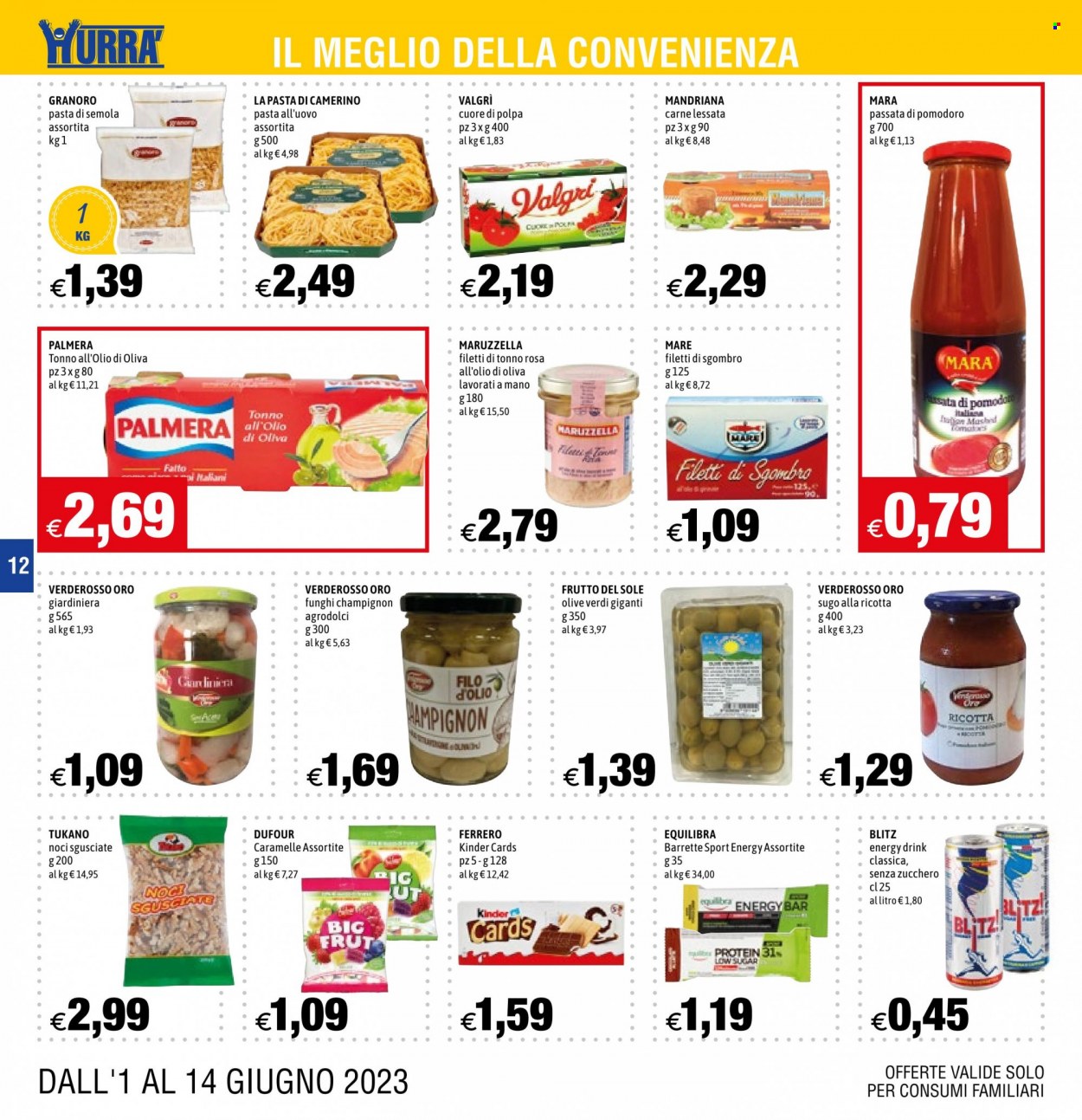 Volantino Hurrà Discount - 1.6.2023 - 14.6.2023.