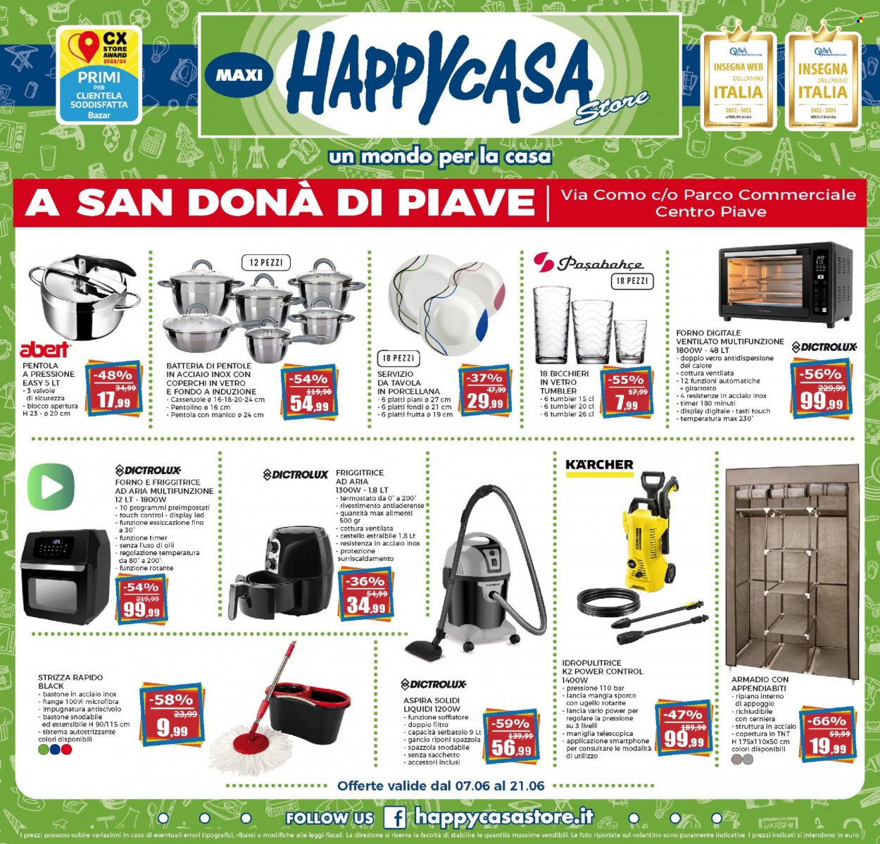 Volantino Happy Casa Store - 7.6.2023 - 21.6.2023.