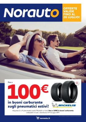 Norauto - Fino a 100€ in buoni carburante sugli pneumatici estivi!