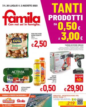 Famila - TANTI PRODOTTI DA 0,50 A 3,00 EURO
