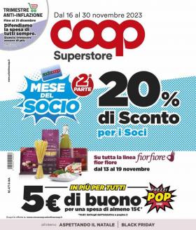 Coop - Coop Novacoop - Mese del socio 2° parte - 20% di sconto per i soci