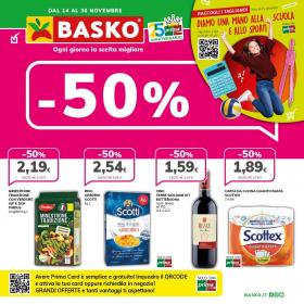 Basko - SCONTO 50% IPER