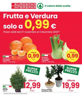 Eurospar - Frutta e Verdura solo a 0,99 €