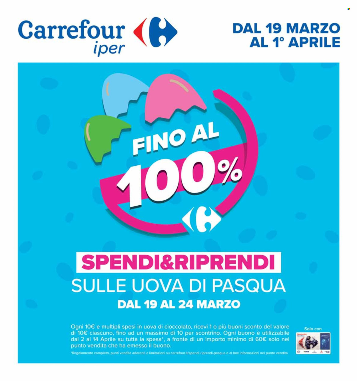 Volantino Carrefour - 19.3.2024 - 1.4.2024.