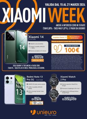 Unieuro - Speciale Xiaomi Week