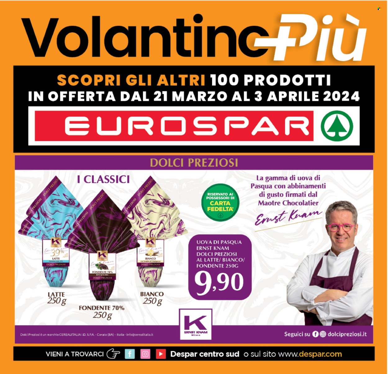 Volantino Eurospar - 21.3.2024 - 3.4.2024.