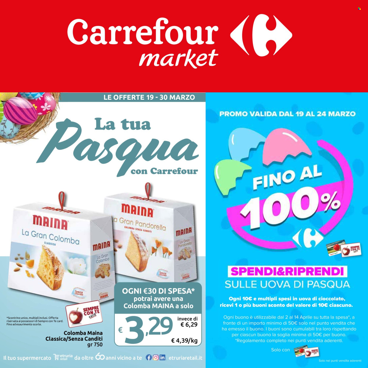 Volantino Carrefour - 19.3.2024 - 30.3.2024.