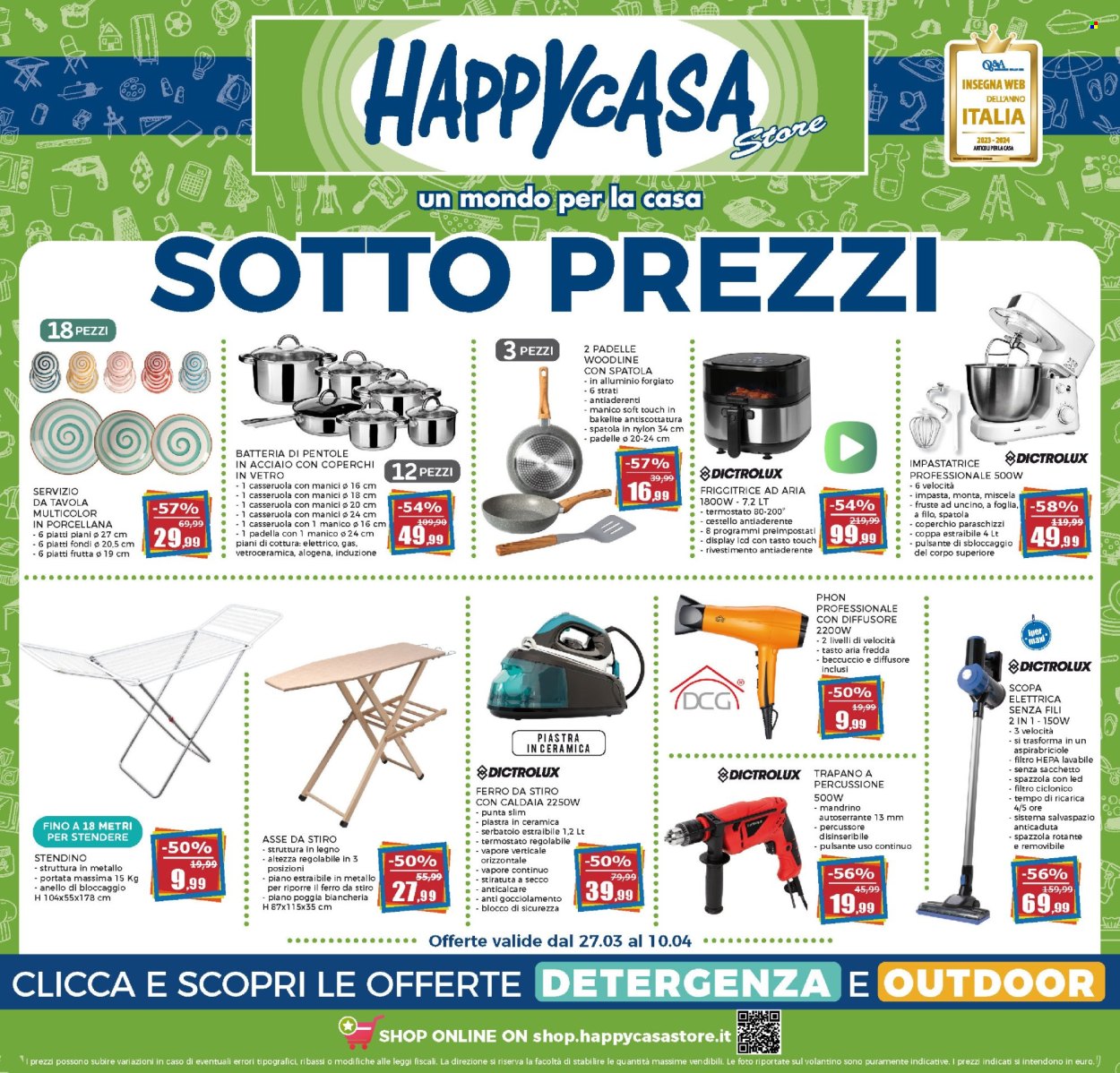 Volantino Happy Casa Store - 27.3.2024 - 10.4.2024.