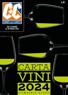 C+C Cash & Carry - Carta Vini 2024 primavera-estate