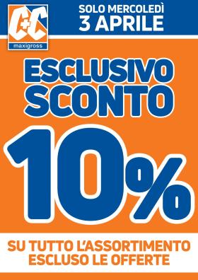 C+C Cash & Carry - ESCLUSIVO SCONTO 10%