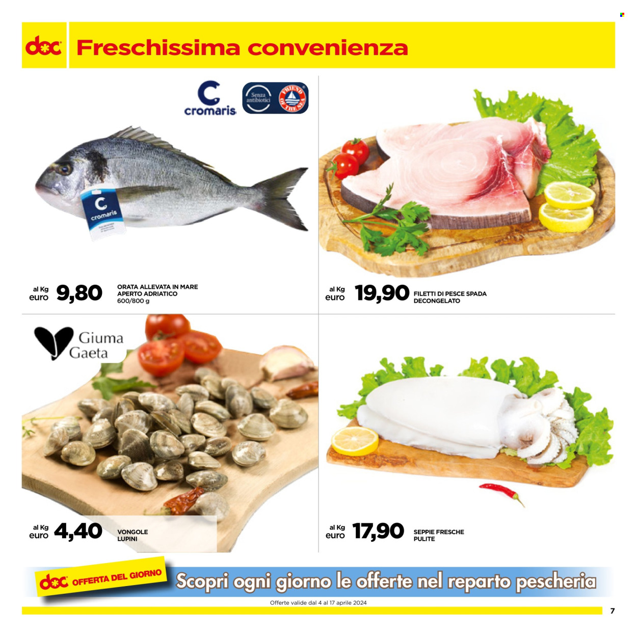 Volantino doc supermercati - 4.4.2024 - 17.4.2024.
