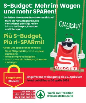 Eurospar - Più S-Budget, Più ri-SPARmi!