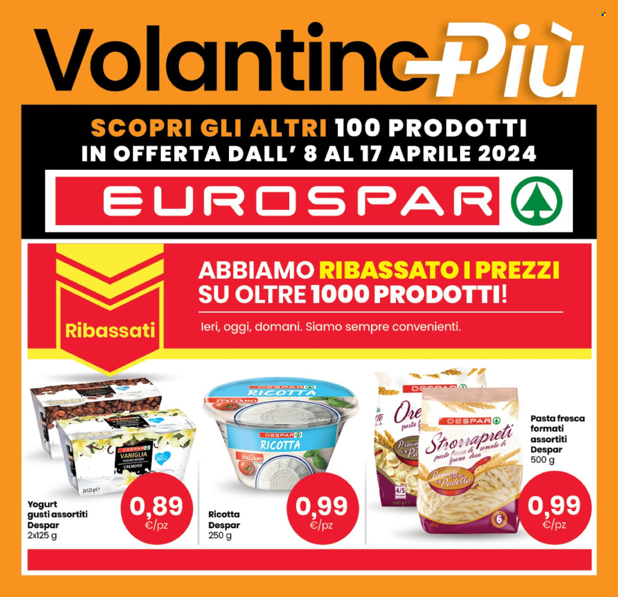 Volantino Eurospar - 8.4.2024 - 17.4.2024.