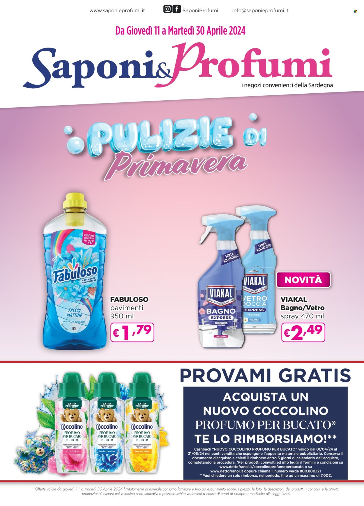 Volantino Saponi & Profumi - 11.4.2024 - 30.4.2024.