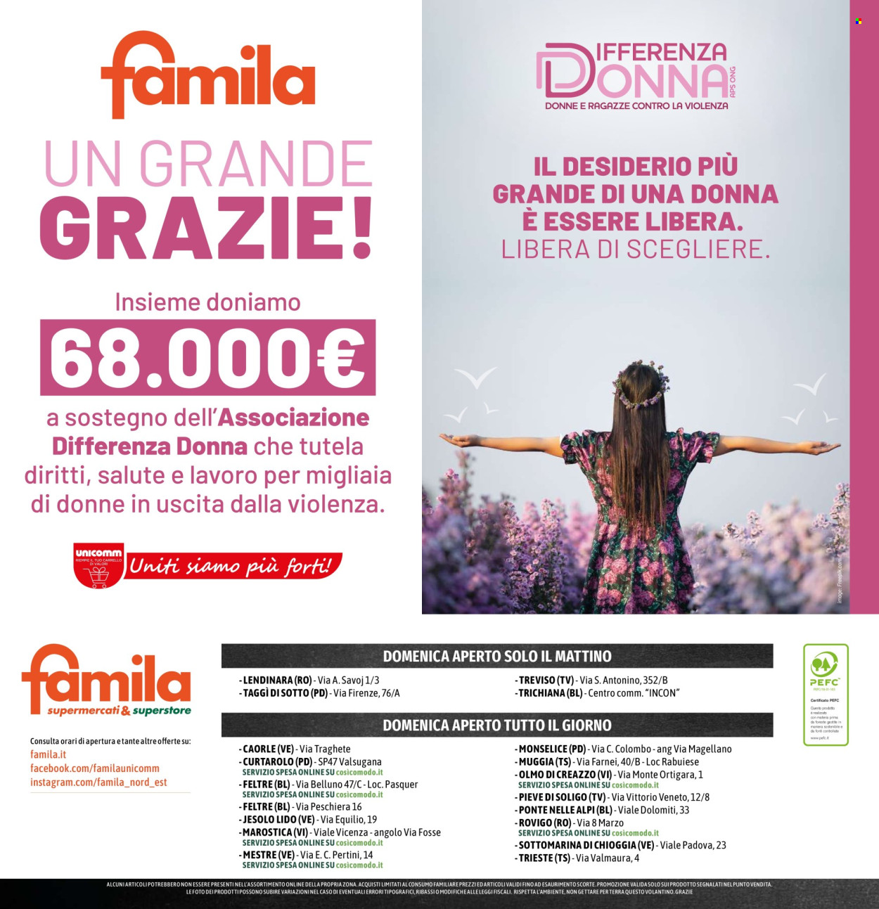 Volantino Famila - 11.4.2024 - 24.4.2024.
