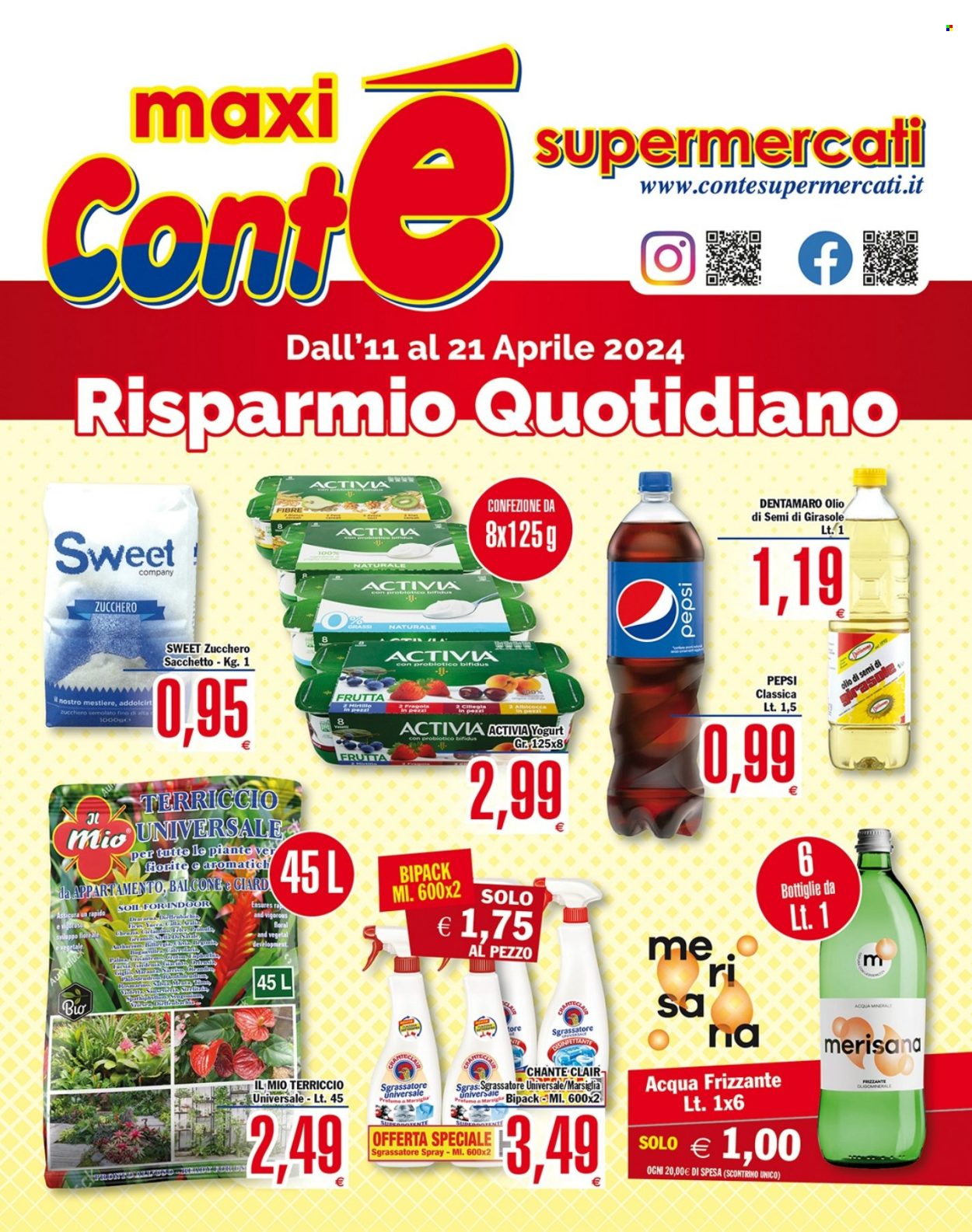 Volantino Contè Supermercati - 11.4.2024 - 21.4.2024.