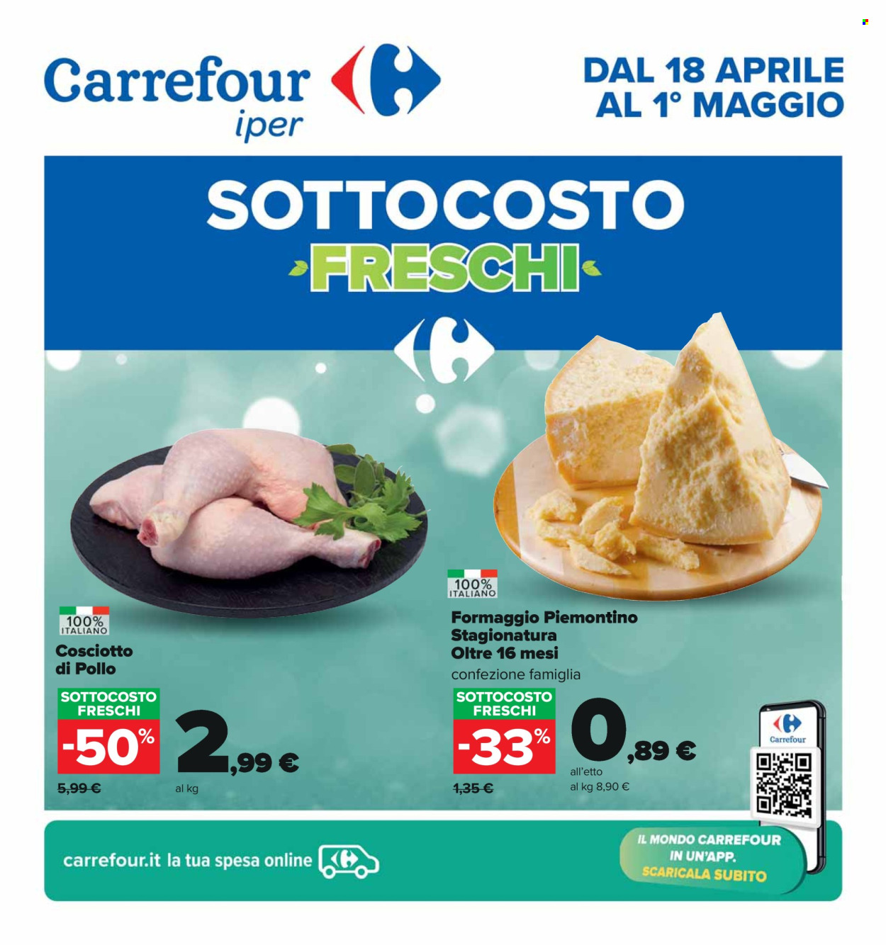 Volantino Carrefour - 18.4.2024 - 1.5.2024.