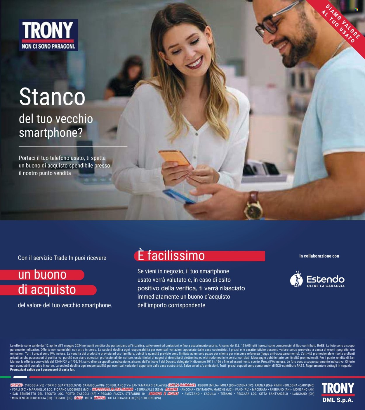 Volantino Trony - 12.4.2024 - 1.5.2024.