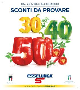 Esselunga - SCONTI 30 - 40 - 50 %