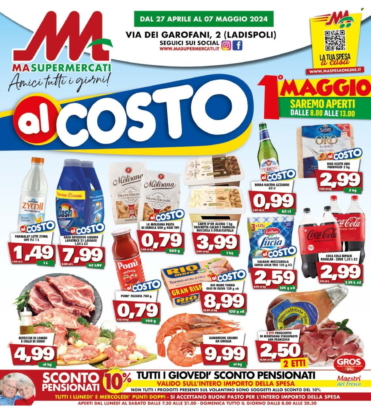 Volantino M.A. Supermercati - 27.4.2024 - 7.5.2024.