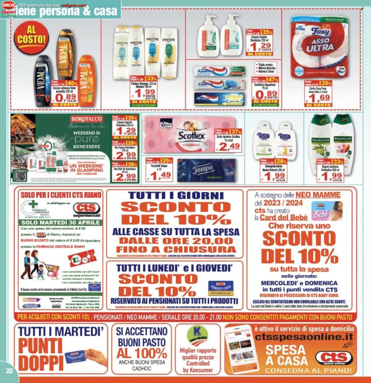 Volantino CTS supermercati - 27.4.2024 - 6.5.2024.