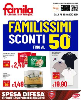Famila - FAMILISSIMI - SCONTI FINO AL 50%