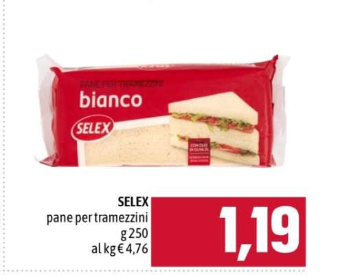 SELEX pane per tramezzini