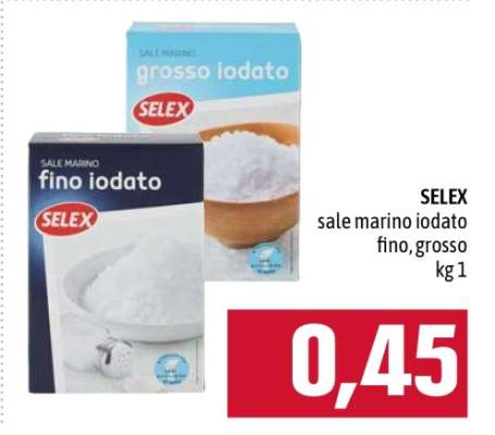 SELEX sale marino iodato fino, grosso